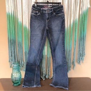 Tommy Hilfiger Hope Boot Dark Denim Blue Jeans Bootcut Women’s Size 2L Long